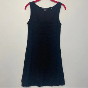 Toad Co Black Textured Tank Blouse Tunic XS